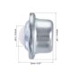 thumbnail image 2 of Uxcell 15mm 33Lbs Unidad de Rodamiento de Transferencia de Bola de Nylon de Inserción, Paquete de 6, 2 of 5