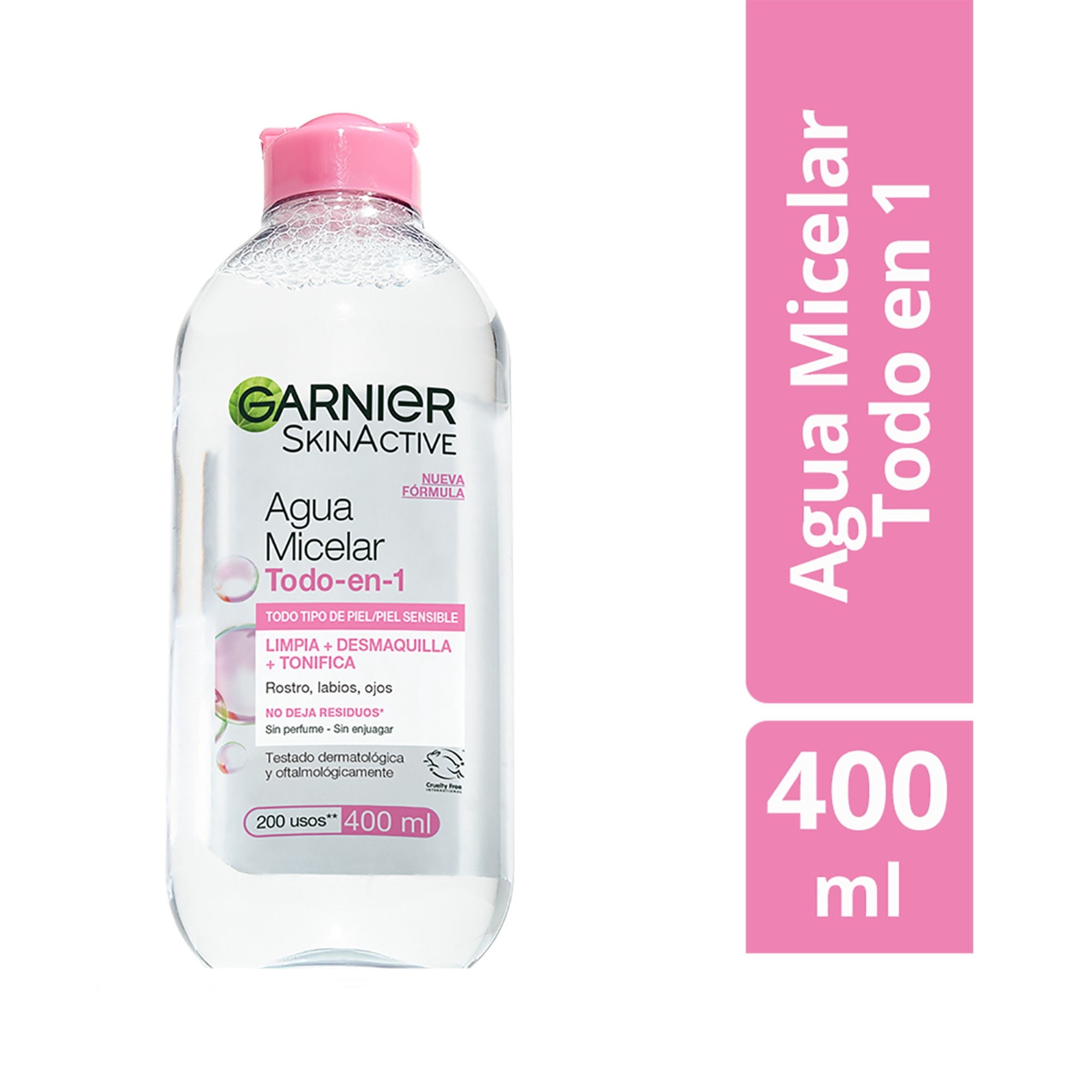 Agua Micelar Todo En 1 Todo Tipo De Piel 400 ml Garnier Skin Active