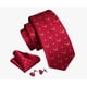 thumbnail image 3 of Set Corbata, Pañuelo Y Colleras Rojo, 3 of 3