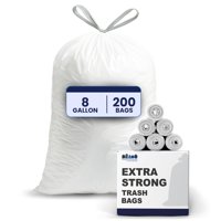 Bolsas De Basura Plasticplace, 8 Galones, Blancas, 200 Unidades, 26 L
