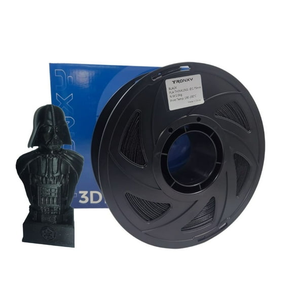 Filamento 3D Marca Pla Twinkling (Escarchado) Negro De 1.75Mm, 1Kg
