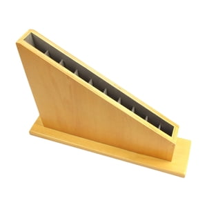 Magideal - Varillas De Madera Montessori Soporte Varillas Rojas Y Azules Medición De Varillas De Números Matemáticos Suministros Numérico Rojo Azul Base De Palos