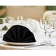 thumbnail image 5 of Servilletas de tela Utopia Home, 24 unidades, 100% poliéster, 43 x 43 cm, color negro, 5 of 9