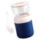 thumbnail image 3 of Lunch Pot Contenedor De Yogur Contenedor De Alimentos Aislado 2 Niveles Para Frutas Leche Azul, 3 of 3