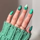 thumbnail image 1 of Set De 30 Uñas Siren Green Short Almond De Press On Nails, 1 of 6