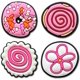 thumbnail image 3 of Encantos para Calzado Kieralvy 42 uds. Kawaii Rosa, 3 of 9