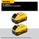thumbnail image 2 of Batería DEWALT 20 V MAX* XR 8.0 Ah, paquete de 2 (DCB208-2), 2 of 8