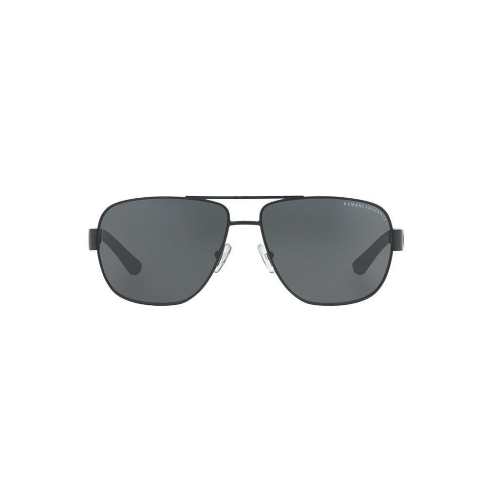 Lente Solar Armani Exchange Hombre Ax2012s Negro Piloto.