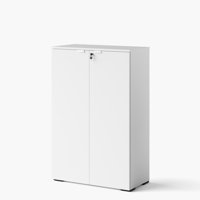 Form Office - Gabinete Oficina Medio Space 2 Puertas Blanco