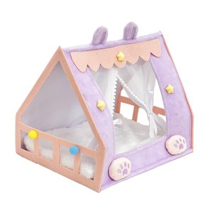 Magideal - Tienda De Campaña Para Muñecas, Cama, Juguete En Miniatura, Mueble Portátil Para Dormir, Adorno Para Juego De Simulación, Decorativo, Suave, De Poliés
