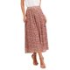 thumbnail image 1 of Falda larga plisada floral para mujer 2026 elástica de cintura alta casual boho faldas de verano M rojo, 1 of 6