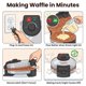 thumbnail image 4 of Wafflera Elite Gourmet 1100W Acero Inoxidable, 4 of 8