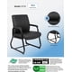thumbnail image 4 of Silla de visita Boss Office Products Caressoft de alta resistencia, negra, 4 of 7