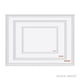 thumbnail image 2 of Pizarra Magnetica SLIM para Pared Marco Aluminio 45x60cm, 2 of 2