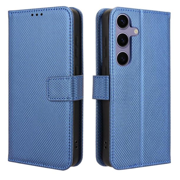 Funda Billetera para Samsung Galaxy S25 Ultra con Ranuras y Soporte Azul