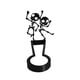 thumbnail image 2 of Shadow Candle Holder Art Candlestick Proyección Para Banquetes Homes Theme Bars Style C, 2 of 5