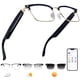 thumbnail image 1 of Gafas inteligentes LYZHQHT con Bluetooth, traducción con IA y protección UV, 1 of 9