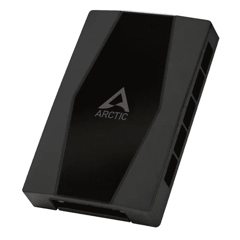 Genérico - Arctic Hub O Splitter Para 10 Ventiladores Pwm Alimentación Negro