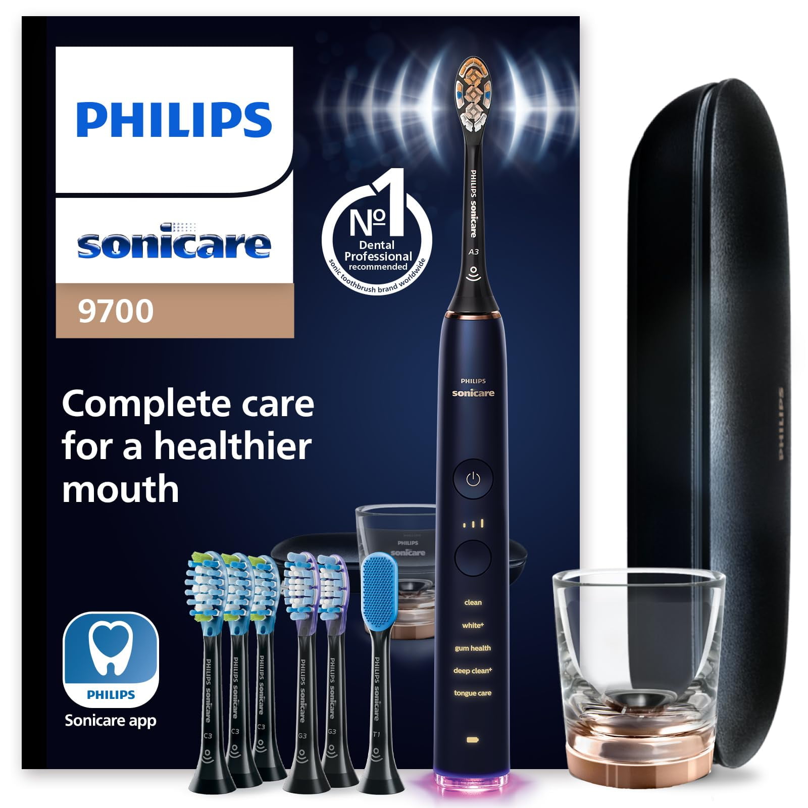 Cepillo De Dientes Eléctrico Philips Sonicare Diamondclean Smart 9700