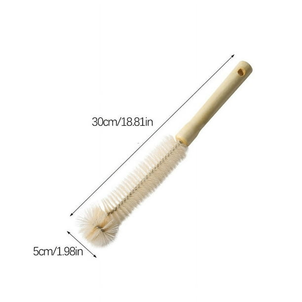 Wooden Long Handle Bottle Cleaning Brush, Kitchen Cleaning Tool