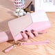 thumbnail image 5 of Cartera de gran capacidad para mujer, tarjetero de crédito, de piel sintética, con cremallera., 5 of 5