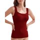 thumbnail image 1 of INSPIRE CHIC Tops térmicos sin mangas para mujer Cuello cuadrado Camiseta sin costuras Capa base para clima frío con sujetador incorporado 2XL Rojo, 1 of 5