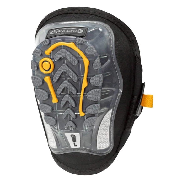 Rodilleras McGuire-Nicholas negras, 1 par, gel‑espuma