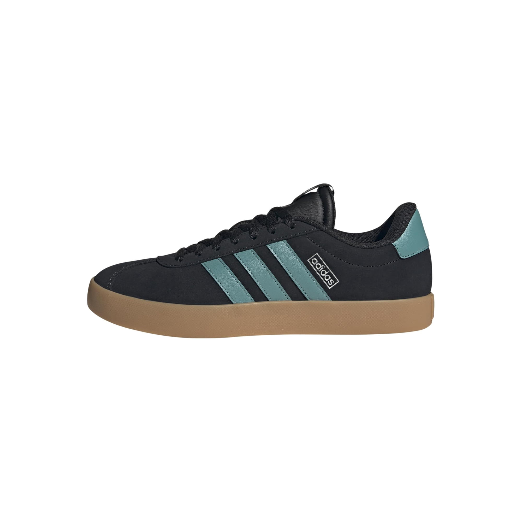 Zapatillas Adidas Vl Court 3.0 Para Hombre, Color Negro/verde Azulado, Talla 5.5