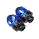 thumbnail image 3 of CNC Moto Horquilla Delantera Cup Frame Slider Crash Guard Protector Blue, 3 of 5