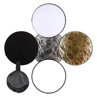 Magideal - Reflector De Luz Para Fotografía Con Bolsa, Panel De Fotografía Plegable Redondo, Difusor Reflector De Luz Para Estudio De Fotografía De Alimentos 30 Centimetros