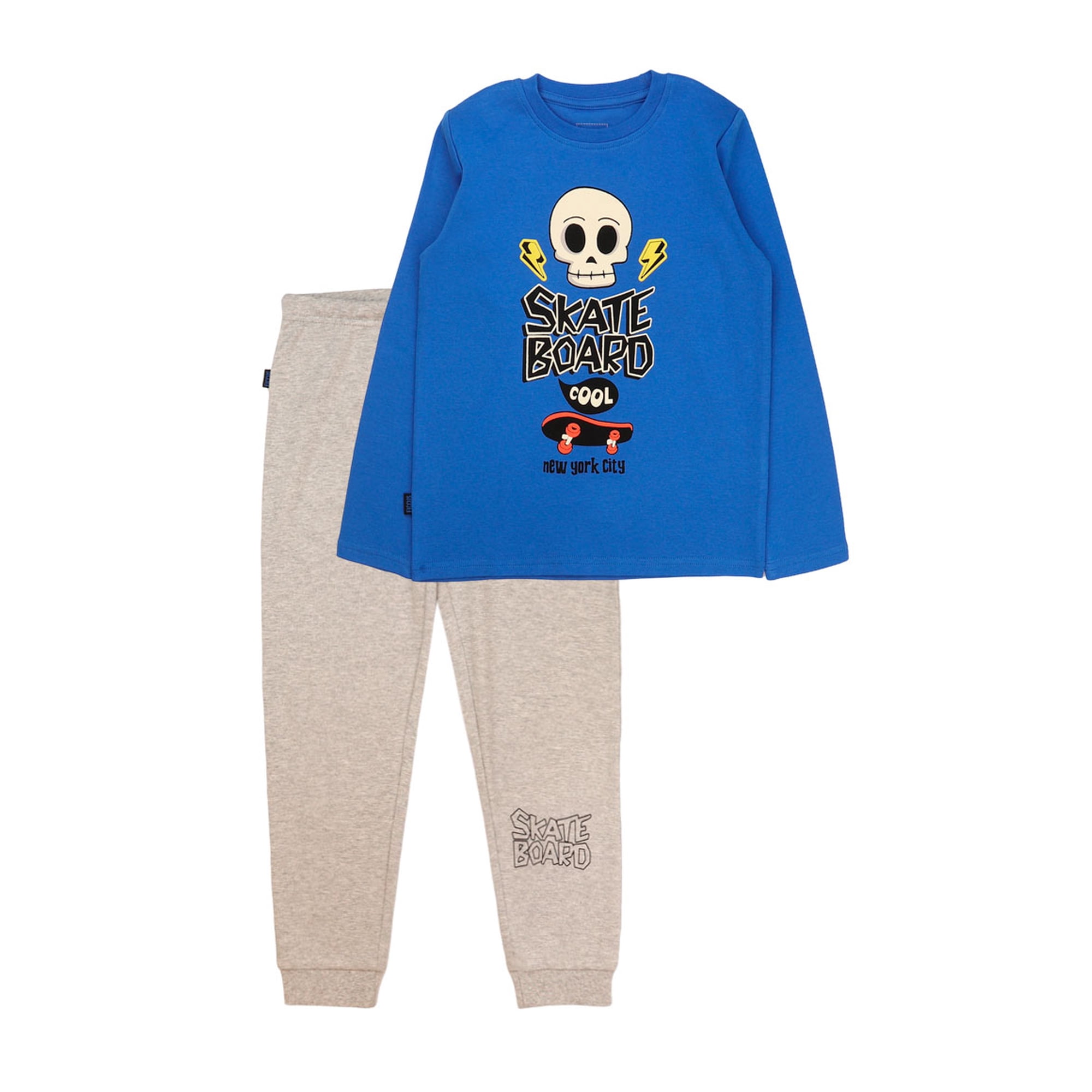 Ficcus - Pijama Kids Niño Algodón Skate
