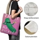 thumbnail image 3 of Pickle Bolso de tela con estampado de lienzo para mujer, bolsa de compras reutilizable y estética, con cremallera interior, regalo para mujer,38*45cm., 3 of 6