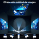 thumbnail image 4 of Proyector Mini Portátil con WiFi y Bluetooth – Smart TV Integrado, Compatible con Netflix Youtube, Instala Apps, Ideal para Cine en Casa o Exteriores, 4 of 9