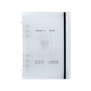 Magideal - Álbum De Fotos Portátil De 3 Pulgadas, Soporte Para Tarjetas Fotográficas De Hojas Sueltas, Miniálbum De Fotos De 3 Pulgadas Para Papelería Escolar Y