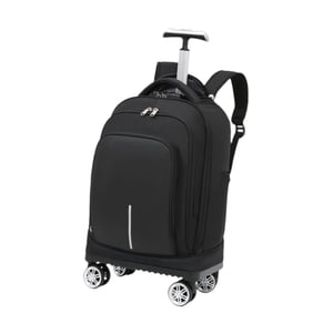 Bothyi - Mochila Con Ruedas De Gran Capacidad Para Viajes Nocturnos Para Adultos, Color Negro