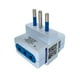 thumbnail image 1 of Enchufe Adaptador de pared 3 Tomas TM-800102wh Tecmaster, 1 of 4