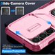 thumbnail image 4 of Funda Armada para Samsung Galaxy S25 FE con Tapa Deslizante y Soporte Magnético Giratorio Rosa, 4 of 5