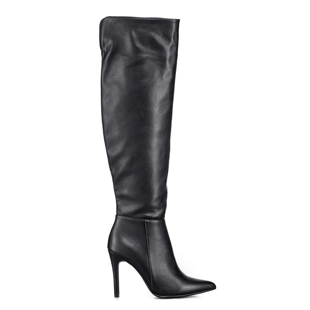 Botas Largas Mujer Eco Cuero De Moda Clasico Weide Czy600