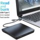 thumbnail image 3 of Unidad Externa CD DVD JKNJX XD013 USB 3.0 TypeC Negro, 3 of 3