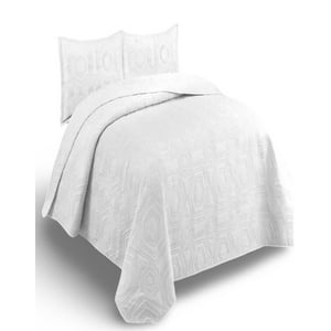 Genérico - Cubrecama Quilt Verano King + 2 Fundas Almohada U8