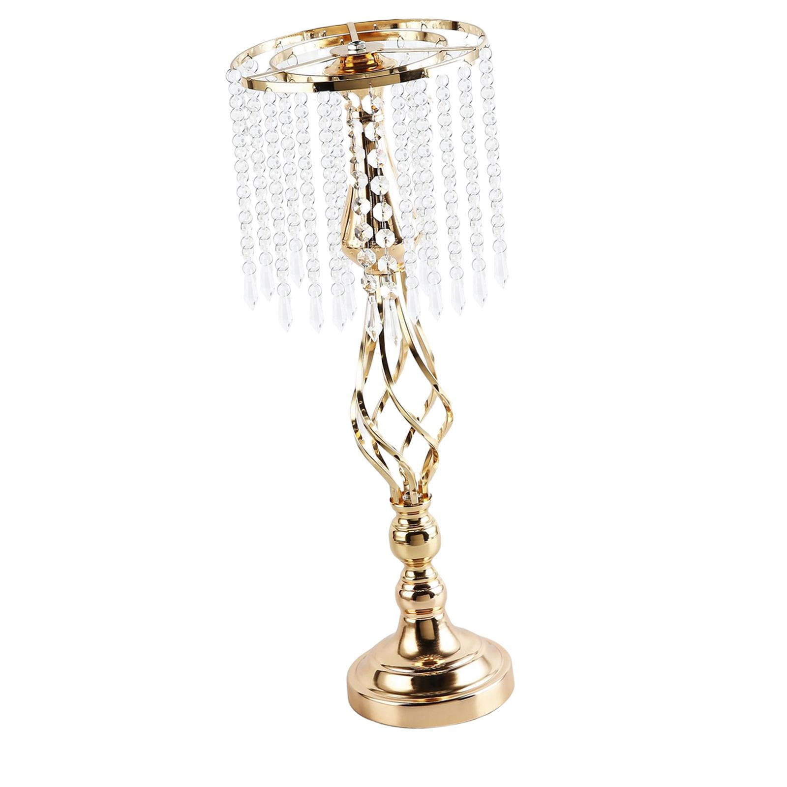 Bothyi - Portavelas Centro De Mesa De Candelabro Para Mesa Hotel Boda Oro Medio