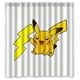 thumbnail image 1 of Cortina de ducha de Pikachu con diseño de dibujos animados, juego de cortina de baño con ganchos, tamaño 60 x 72 pulgadas, 1 of 3