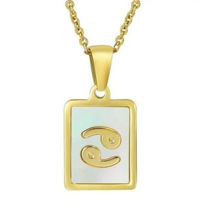 Collar Heshpaws Constellation Shell 18K Gold Plated Dorado