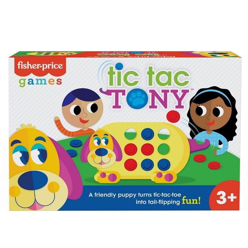Mattel Games - Juego De Mesa Tic Tac Tony.