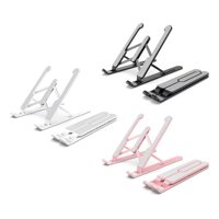 Genérico - Set 2 Soporte Portátil Plegable Laptop Notebook Tablet Lau
