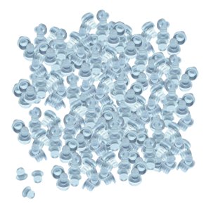 Magideal - 500 Uds. Parachoques De Vástago De Goma Tornillos Tapones Para Agujeros Almohadillas Para Muebles Amortiguación De Sonido 5Mm No Adhesivo Para Cajones