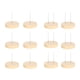 thumbnail image 4 of 12x Stands Decoración De Artesanía Base Redonda Portátil De Bricolaje De Madera Soporte De Madera De Bricolaje, 4 of 5