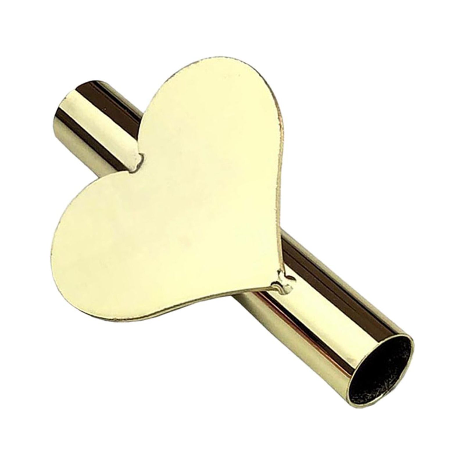 Magideal - Jarrón De Flores De Montaje En Pared De Tubo Creativo, Jarrón De Tubo De Metal De Estilo Nórdico, Decoración Para El Hogar, Habitación, Boda, Fiesta, Corazón De Oro