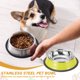 thumbnail image 5 of Cuenco para Perros de Acero Inoxidable Uxcell, Cuenco para Comida y Agua con Base de Silicona Antideslizante, 5 of 7