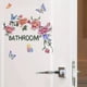 thumbnail image 1 of 1pc, Bird Flower Butterfly Wall Sticker, Self-adhesive Wall Stickers, Room Decor, Scene Decor, Bedroom Decor, Entrance Decor, Kitchen Decor, Background Wall Decor, Window Glass Decor, 1 of 4